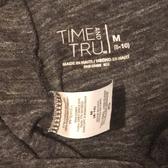 Dark Heather Gray Ankle Leggings - Picture 3 of 3